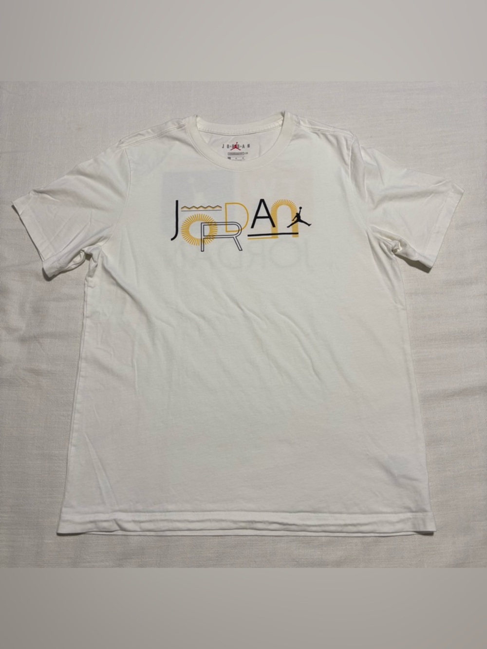 Men’s Nike Air Jordan Two3 Graphic T-Shirt | White | Size Large | Standard Fit